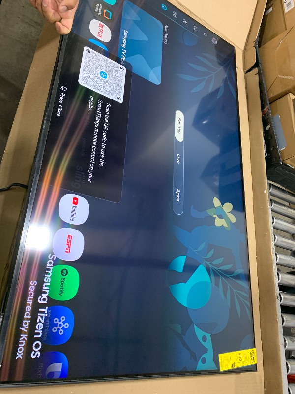 Photo 1 of Samsung 55-Inch Class QLED Q7F Series Samsung Vision AI Smart TV (2025 Model, 55Q7F) Quantum HDR, Object Tracking Sound Lite, Q4 AI Gen1 Processor, 4K upscaling, Gaming Hub, Alexa Built-in