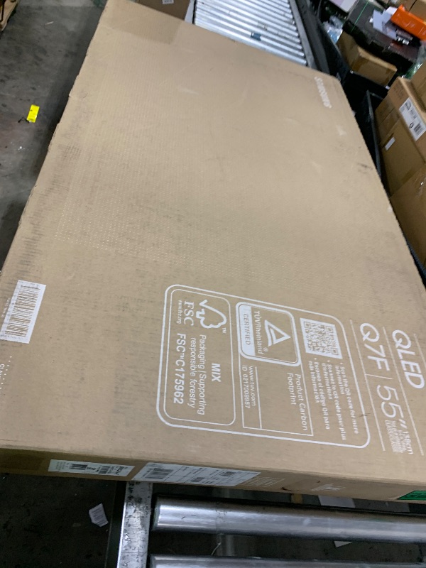 Photo 1 of Samsung 55-Inch Class QLED Q7F Series Samsung Vision AI Smart TV (2025 Model, 55Q7F) Quantum HDR, Object Tracking Sound Lite, Q4 AI Gen1 Processor, 4K upscaling, Gaming Hub, Alexa Built-in