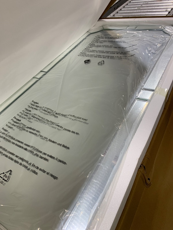 Photo 1 of Chende 30"x59" Large Full Length Mirror with 4MM Thick Glass Pieces Frame for Dressing Room, Modern Unique Living Room Wall Mirror with Sturdy Wood Backboard, Horizontal/Vertical Hanging
