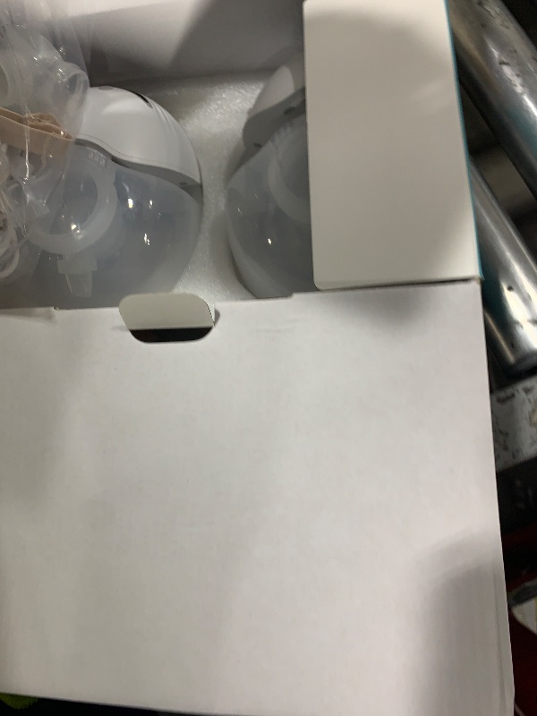 View 3 of Hands Free Breast Pump Wearable MY-375 - Strong Suction, Low Noise, Wearable Breastfeeding Pump with 4 Mode &12 Levels, Portable Electric Breast Pump 24mm - 19/21/Insert/Flange, 2 Pack (White)