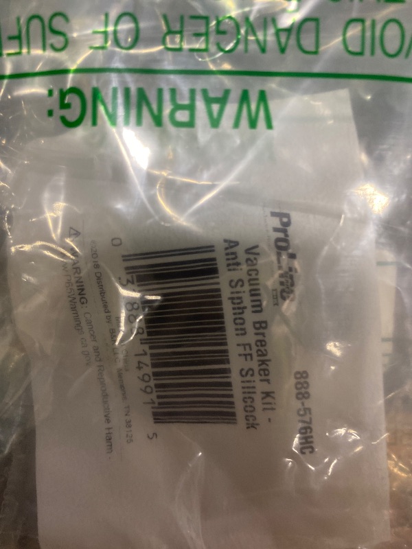 Photo 1 of BK Products Vacuum Breaker Repair Kit