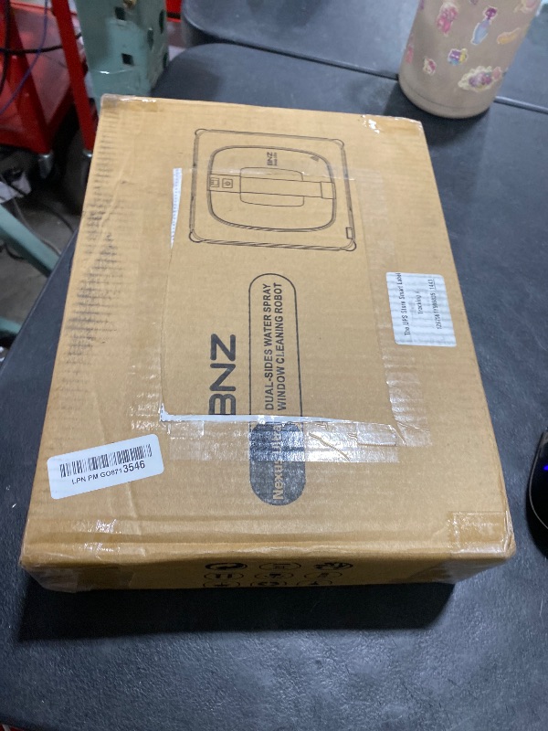 Photo 1 of BNZ Window Cleaning Robot, Nexus Ultra, Black, Robotic Vacuum Cleaner for Windows, Mirrors, Shower Doors