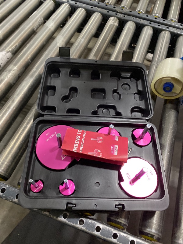 Photo 1 of DAYDOOR 8-Piece PVC Pipe Reamer Kit, 1/2" to 4" Fitting Saver Set, Socket Saver Tool with 4-Sided Carbide Blade for Schedule 40 PVC, CPVC, ABS, Plumbing Hub Reamer for Removing Pipe from Fittings