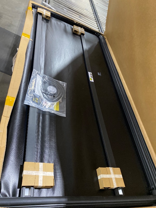 Photo 1 of Soft Tri-Fold Truck Bed Tonneau Cover Compatible with 2002-2018 Dodge Ram 1500; 2003-2025 2500 3500; 2019-2024 Classic | 8' (96") Bed,Ram 1500 Accessories