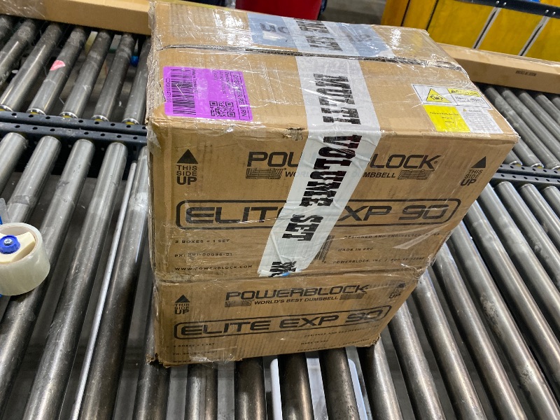Photo 1 of PowerBlock Elite EXP Adjustable Dumbbells, Sold in Pairs, Stage 1, 5-50 lb. Dumbbells, Durable Steel Build, Innovative Workout Equipment, All-in-One Dumbbells, Expandable with Expansion Kits