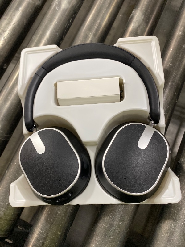 View 3 of MMWOWARTS Hybrid ANC Over-Ear Headphones – Bluetooth 6.0, 60H Battery, Hi-Res Audio, Deep Bass, Memory Foam Ear Cups (Black)