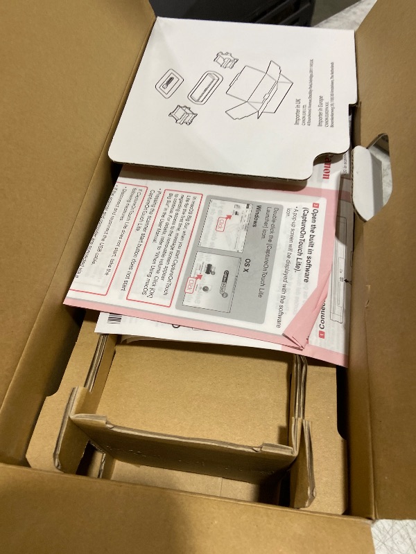 Photo 1 of Canon imageFORMULA R10 - Portable Document Scanner, USB Powered, Duplex Scanning, Document Feeder, Easy Setup, Convenient, Perfect for Mobile Users, White