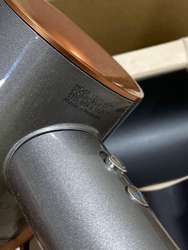 Photo 1 of Dyson Supersonic Hair Dryer, No Heat Damage, 5 attachments with Diffuser & Styling Concentrator, Precision Styling Blow Dryer, All Hair Types