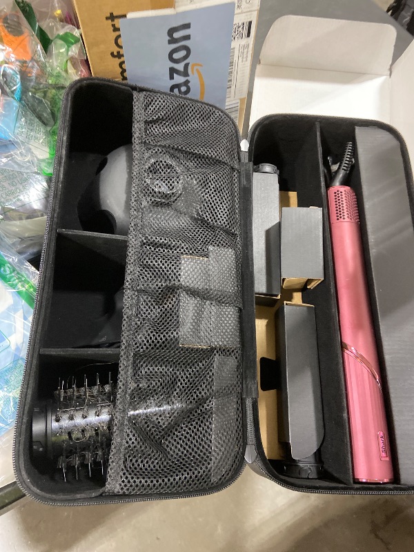Photo 1 of Shark FlexStyle Air Styling & Drying System, Powerful Hair Dryer Brush & Multi-Styler with Auto-Wrap Curlers, Diffuser, Paddle Brush, Round Brush, Concentrator Attachment, Black Cherry, HD457CR