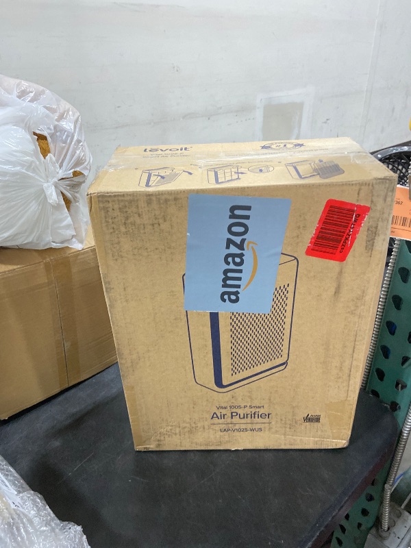 Photo 1 of LEVOIT Air Purifiers for Home Large Room Up to 1875 Ft² with Washable Pre-Filter, AHAM VERIFIDE, Air Quality Monitor, HEPA Sleep Mode for Allergies, Pet Hair in Bedroom, Vital 200S-P, White

