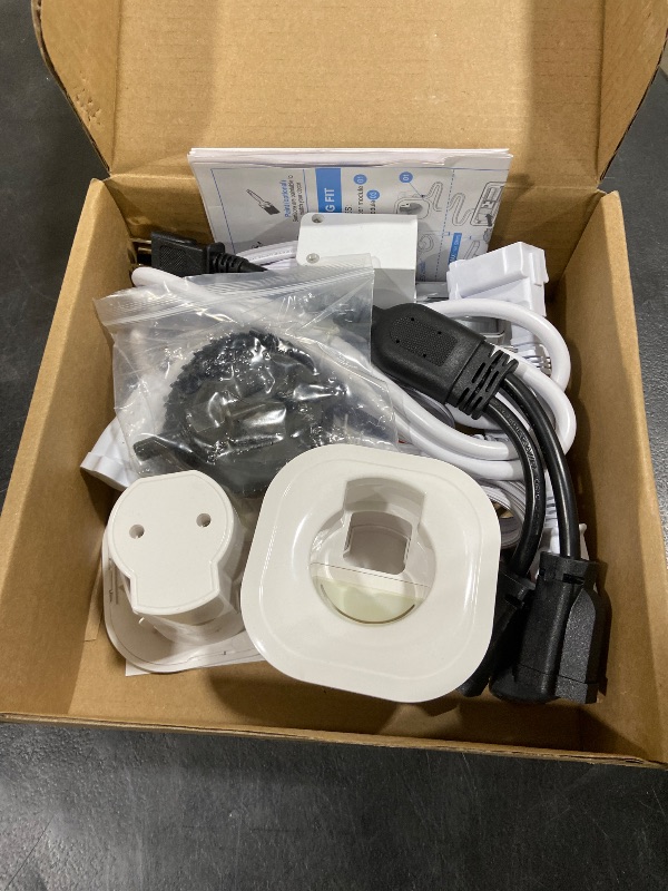Photo 1 of in Wall Cable Management Kit for Mounted TV & Soundbar - Cord Hider For Wall Mount TV - Powers Media Devices & Hides All Cables - Include Circle Saw & Drywall Saw, TV Cable Hider Wall Kit Easy Install