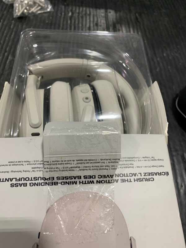Photo 1 of Skullcandy Crusher 540 Active Wireless Bluetooth Headphones with Multi-Sensory Bass, Noise Isolating Over-Ear Fit, Sweat and Water Resistant, 40 Hours Battery, Microphone for iPhone Android - Concrete
