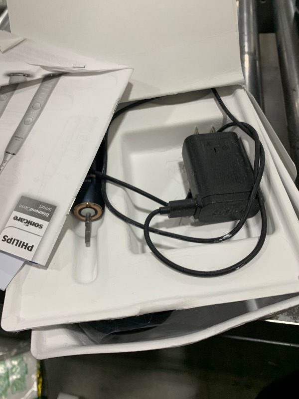Photo 1 of Philips Sonicare DiamondClean Smart 9500 Electric Toothbrush - Sonic Toothbrush with App, Pressure Sensor, 15 Brushing Settings, Replacement Reminder, USB Charging Travel Case, Black, Model HX9923/11