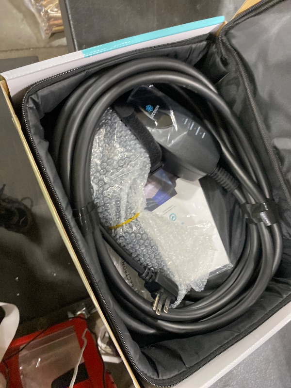 Photo 1 of Lectron Portable Level 1 J1772 EV Charger with Wi-Fi/App Control - 12 Amp, 120V Portable Charger with NEMA 5-15 Plug, 16ft Charging Cable - for J1772 Electric Vehicles ONLY