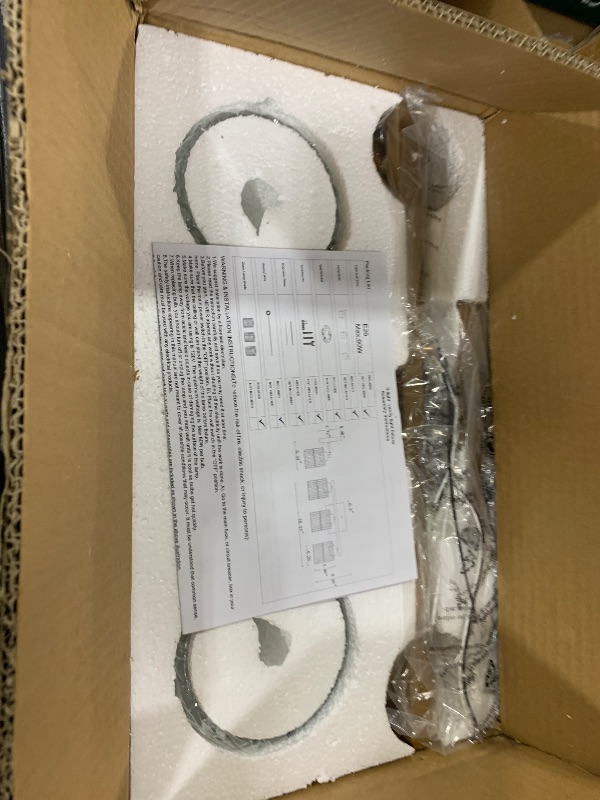 Photo 1 of TALOYA 19 Inch Bathroom Light Fixtures,Modern 3-Light Brushed Gold Vanity Lights with Wide Vertical Ribbed Thickened Glass Shade Wall Sconces for Mirror Makeup Room Hallway?Bulbs Not Included?
