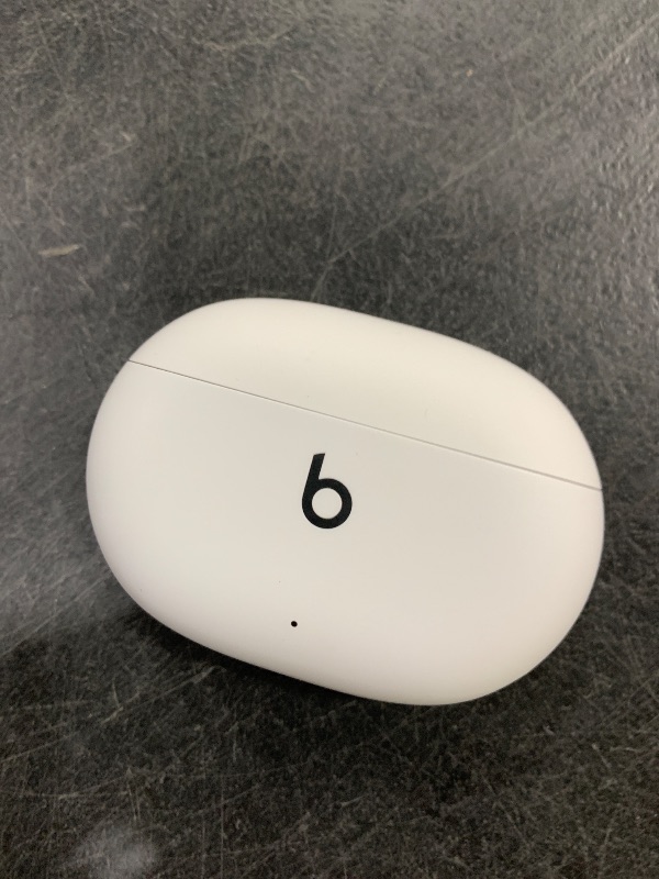 Photo 1 of Beats Studio Buds - True Wireless Noise Cancelling Earbuds - Compatible with Apple & Android, Built-in Microphone, IPX4 Rating, Sweat Resistant Earphones, Class 1 Bluetooth Headphones - White
