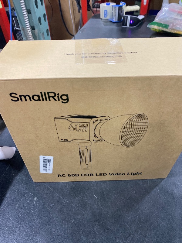 Photo 1 of SmallRig RC 60B COB Video Light, 49Wh Battery 45min Runtime, 63W 11200lux CRI 97+ Bicolor LED Video Light, Portable Palm-Sized Continuous Output Light, for Photography/Video/Studio, Mobile Version
