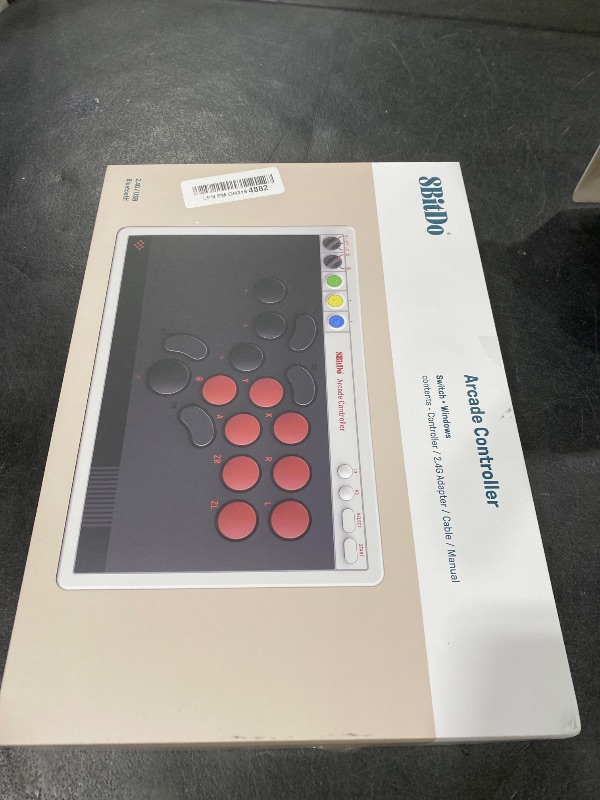 Photo 1 of 8BitDo All-Button Arcade Controller for Switch/Switch 2 & Windows – Bluetooth, 2.4G, Wired Connectivity, Low-profile Mechanical Switches, 4 Programmable Buttons, Hot-swappable PCB
