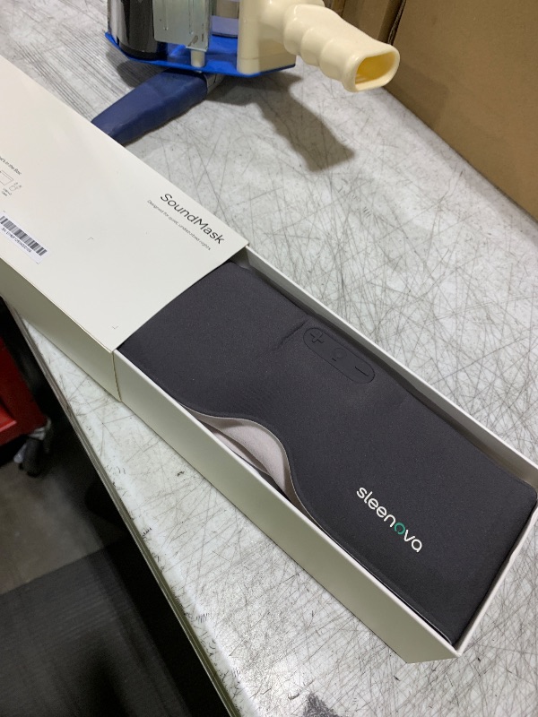 Photo 1 of Sleenova Sleep Eye Mask with Bluetooth Headphones - Side Sleeper Optimized with Integrated Offline Audio for Phone-Free Use - 3 Modes for Rest, Nap & Travel