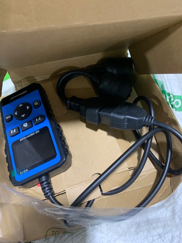 Photo 1 of Heavy Duty Truck Scanner Full System Diesel Diagnostic Scan Tool HD OBD/EOBD/OBD2 Automotive Code Reader for Cars and Trucks OBDII+Heavy Duty 2 in 1 Code Reader