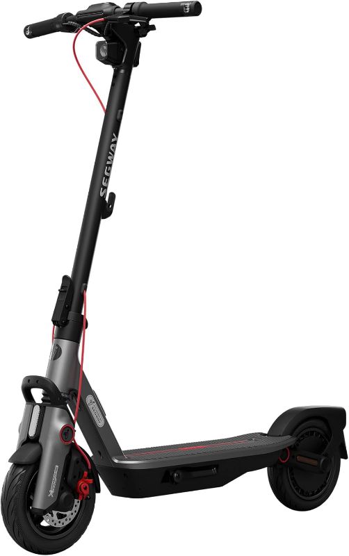 Photo 1 of Segway - F3 Electric Scooter, w/ 44 miles Max Range & 20 mph Max Speed w/ 10-Inch Self-Sealing Tubeless Tires - Black