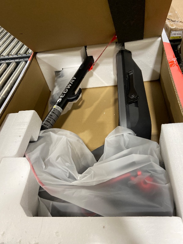Photo 1 of Segway - F3 Electric Scooter, w/ 44 miles Max Range & 20 mph Max Speed w/ 10-Inch Self-Sealing Tubeless Tires - Black