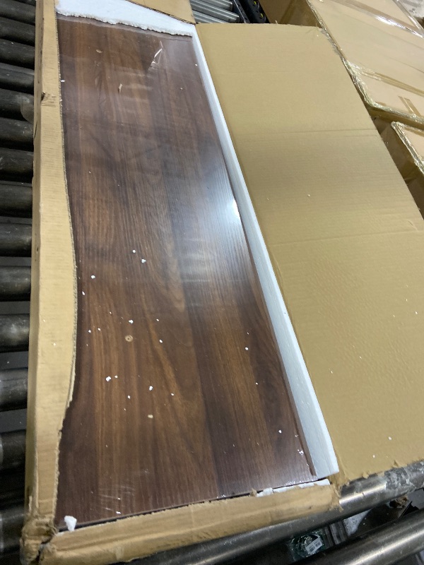 Photo 1 of 60 Inch Floating Shelves,8-Inch Deep High-End Solid Wood Long Floating Shelves for wall Set of 2, Rustic Walnut Wall Shelves for Bedroom Kitchen &Living Room, with Sturdy Hidden Bracket, Walnut
