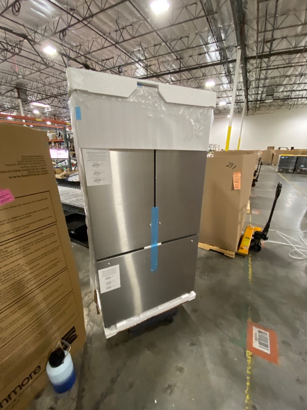 Photo 1 of Kenmore 36" French Door Refrigerator with Freezer - Accela Chill, Adjustable Shelving, Humidity Controlled Crispers, ENERGY STAR Certified, 20.3 cu. ft. Capacity, Fingerprint Resistant Stainless Steel