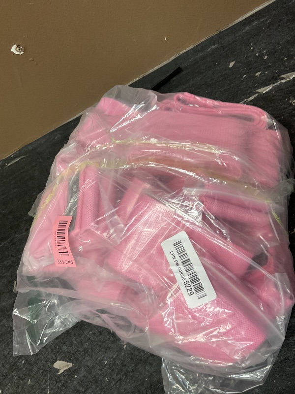 Photo 1 of Bunnycool 24 Pcs Fabric Resistance Bands for Working Out Strength Exercise Bands for Women Men Resistance Loop for Legs and Butt, Yoga, Pilates, Rehab, Fitness and Home(Pink,Medium Resistance)