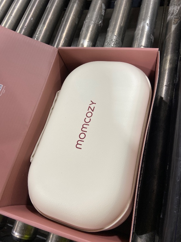 Photo 1 of Momcozy M5 Smart APP Controlled Wearable Breast Pump, Hands-Free Wireless Electric Pump, 3 Modes 9 Suction Levels, BPA-Free, Portable Lightweight, 24mm Flange, 2-Pack Cozy Red