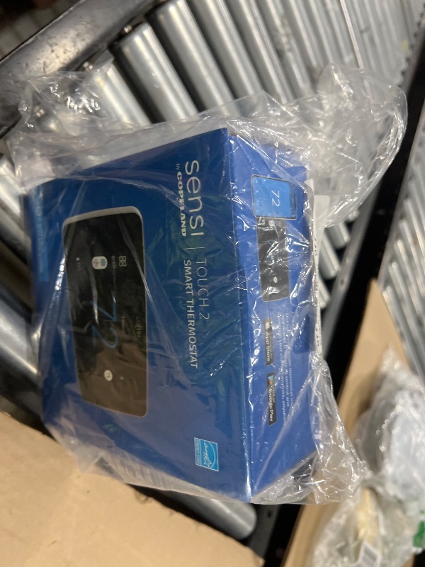 Photo 1 of Sensi Touch 2 Smart Thermostat with Touchscreen Color Display, 100 Years of Expertise, Programmable, Wi-Fi, Data Privacy, Easy DIY, Works with Alexa, Energy Star Certified, ST76W, C-Wire RequiredLPNPMEQ5968112
