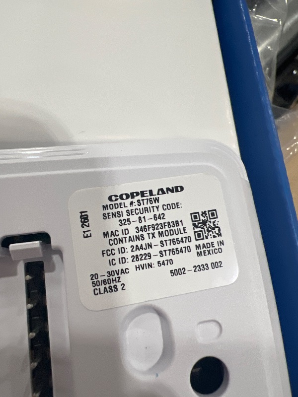 Photo 1 of Sensi Touch 2 Smart Thermostat with Touchscreen Color Display, 100 Years of Expertise, Programmable, Wi-Fi, Data Privacy, Easy DIY, Works with Alexa, Energy Star Certified, ST76W, C-Wire RequiredLPNPMEQ5968112
