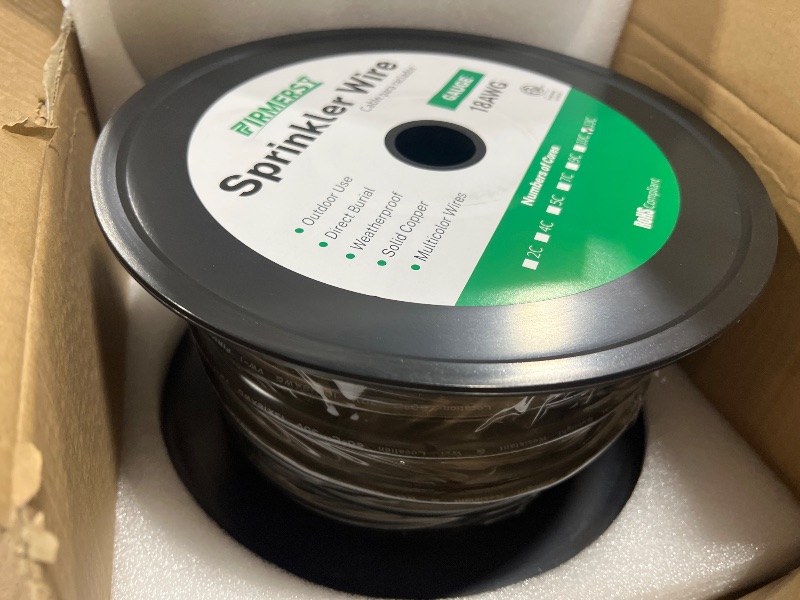 Photo 1 of FIRMERST 18/13 Solid Sprinkler Wire for up to 12 Valves System 100 Feet