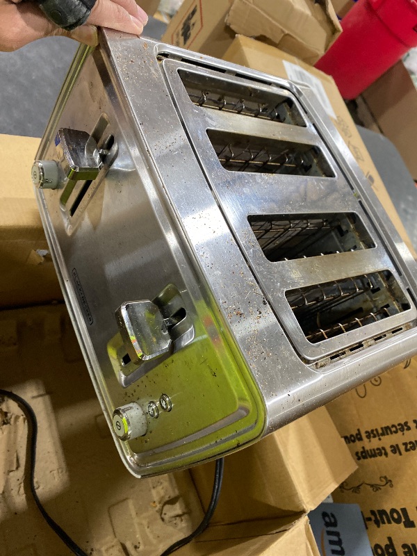 Photo 1 of BLACK+DECKER 4-Slice Toaster, Stainless Steel, TR4900SSD