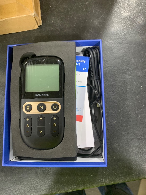 Photo 1 of 4 in 1 - D.I.Y & Tens Unit & EMS & Massage Muscle Stimulator, Dual Channel TENS Units Therapy Machine for Pain Relief, FDA Cleared Rechargeable Electronic Pulse Massager,with 12pcs Electrode Pads