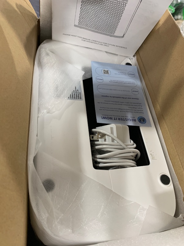 Photo 1 of Air Purifiers for Home Large Room, Cover Up to 2400 Ft² with True HEPA Filter, Smart Mode, PM2.5 Air Quality Display, 22dB Sleep Mode, Aromatherapy with 2X-Purification & 360°Air Outlet, HAP603