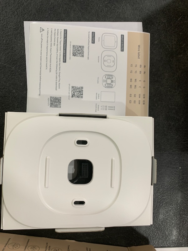 Photo 1 of Aqara Smart Thermostat W200 with Apple Adaptive Temperature & Clean Energy Guidance, 4" Touchscreen, Matter Controller, Built-in Radar Sensor, Works with Apple Home, Siri, Google Assistant, Alexa