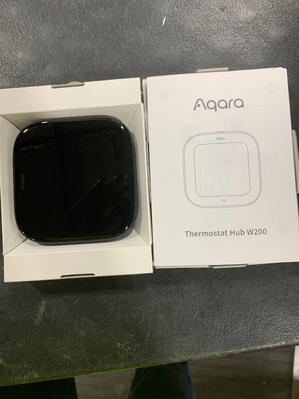 Photo 1 of Aqara Smart Thermostat W200 with Apple Adaptive Temperature & Clean Energy Guidance, 4" Touchscreen, Matter Controller, Built-in Radar Sensor, Works with Apple Home, Siri, Google Assistant, Alexa