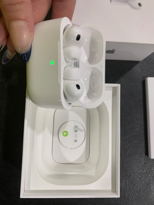 Photo 1 of Apple AirPods Pro 3 Wireless Earbuds, Active Noise Cancellation, Live Translation, Heart Rate Sensing, Hearing Aid Feature, Bluetooth Headphones, Spatial Audio, High-Fidelity Sound, USB-C Charging