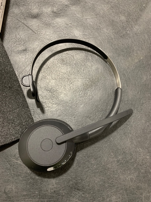 Photo 1 of Jabra Evolve2 55 Mono Wireless Headset - Features AirComfort Technology, Noise-Cancelling Mics & Active Noise Cancellation - Works with UC Platforms Such as Zoom & Google Meet - Black