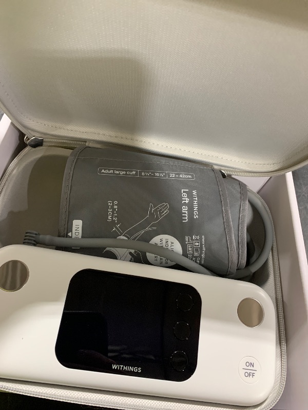 Photo 1 of Withings BPM Vision – Smart Arm Blood Pressure Monitor | FDA-Cleared | Easy-to-use, Accurate Systolic & Diastolic Measurements, Wide Range Cuff | Wi-Fi & Bluetooth | iOS & Android | FSA/HSA