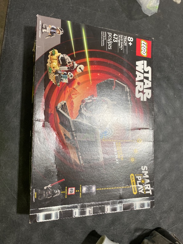Photo 1 of LEGO Star Wars SMART Play: Darth Vader’s TIE Fighter Interactive Building Toy - All-in-One Set - Reacts to How You Move and Play with a SMART Brick - Gift for Boys, Girls and Kids Ages 8+ - 75421