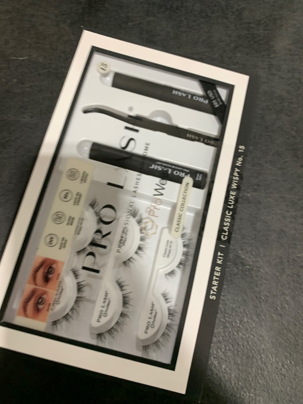 Photo 1 of Pro Lash Starter Kit | Professionally Styled Lashes at Home | Waterproof | Lasts up to 10 Days with ProLock Adhesive System | 3 Sets of Lashes (Classic Luxe Wispy No.15)