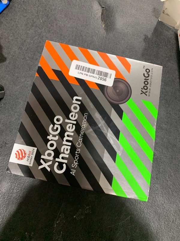 Photo 1 of XbotGo Chameleon AI Auto Sports Action Camera - 4K 60FPS Soccer Camera and Basketball Tracking Camera for Team Sports, Live Streaming, No Subscription, Works with iOS & Android (Lava Graphite)