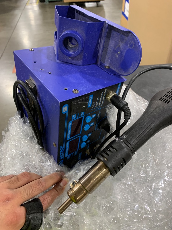 View 4 of YIHUA 862BD+ SMD ESD Safe 2 in 1 Soldering Iron Hot Air Rework Station °F /°C with Multiple Functions