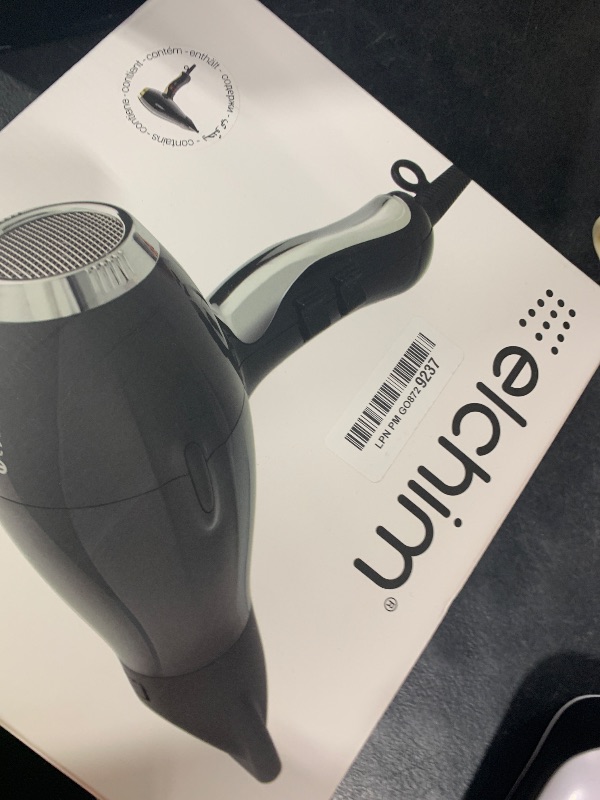 Photo 1 of Elchim 3900 Healthy Ionic Ceramic Professional Hair Dryer with Powerful Airflow and Low EMF Technology - Black & Gold