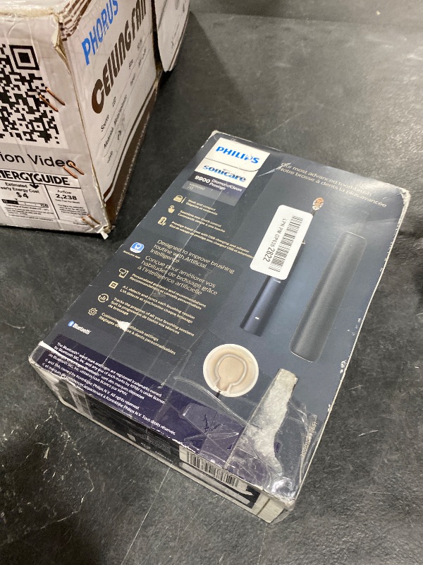 Photo 1 of Philips Sonicare DiamondClean 9900 Prestige Electric Toothbrush - with SenseIQ Technology and Advanced AI App, 5 Brushing Modes, 3 Intensity Levels, Charging Travel Case,Midnight Blue, Model HX9990/12