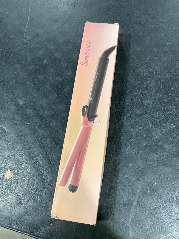 Photo 1 of Curling Iron 1 Inch, Long Barrel Ceramic Hair Wand, Fast Heating Hair Curler with 12 Heat Settings with LED Display, Hair Curling Wand Styling and Lasting on All Hair Types, Dual Voltage for Travel