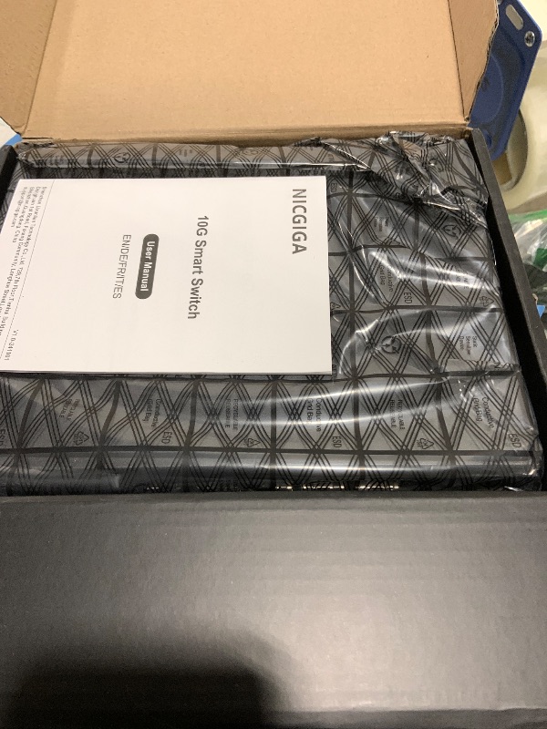 Photo 1 of 5 Port 10G Ethernet Switch Unmanaged,with 5X 10Gb Base-T RJ45 Ports, NICGIGA 10Gbps Network Switch Easy for 10G NAS,PC,WiFi7 Router,10G Adapter/NIC. Desktop or 19-inch Rack Mount, Plug and Play.