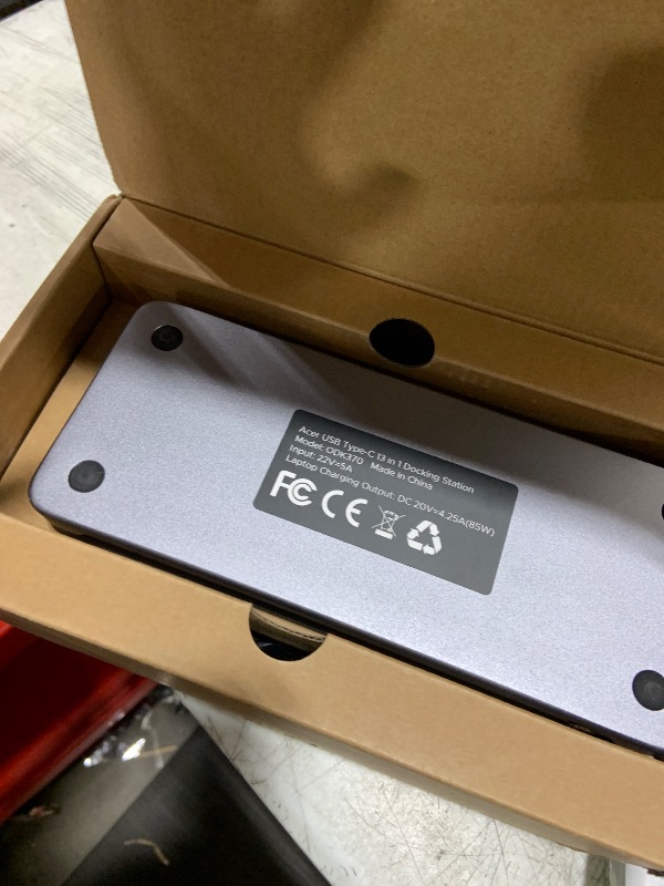 Photo 1 of Acer Premium 13-in-1 Docking Station with 110W PD & Triple Monitor Support | Dual 4K HDMI and DP,5Gbps USB A/C,Gigabit Ethernet,Security Lock | Laptop Docking Station for Windows/Dell/HP/Lenovo/Asus